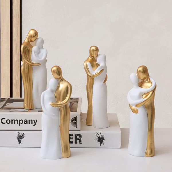 Statue Embrasser, Dekorative Statuer, Hjemmedekorasjon, S