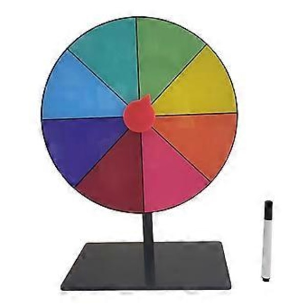 Bordsmodell Prislyckohjul Spel Lyckohjul Lotterier Rouletthjul för Fester Sammankomster Karnevaler Mässor 8 squares