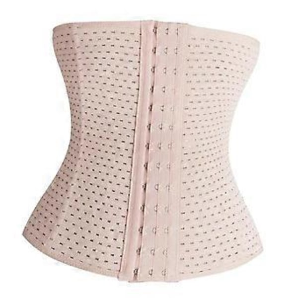 Åndbar talje-abdominal korset bælte Body Shaper Trainer XS (Hudfarve XS) Skin Color XS