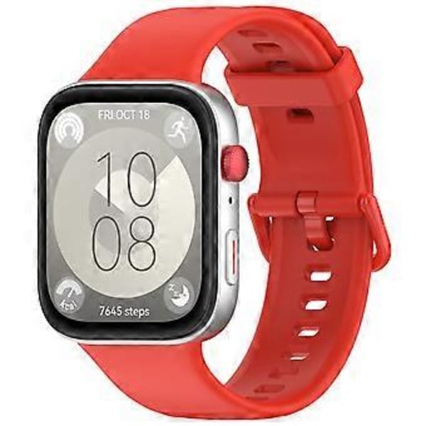 For Huawei Watch Fit 3 Erstatningsarmbånd Myk Silikon Klokkereim Style E