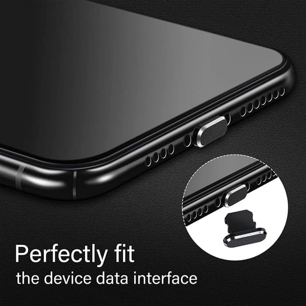 Støvprop egnet til Apple 13 støvprop iPhone 12 metal strømstik 11Pro