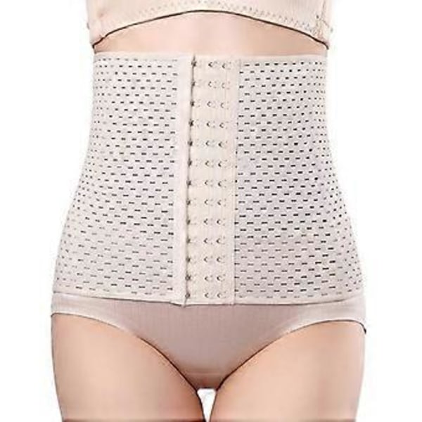 Hengittävä vyötärö-vatsakorsettivyö Vartalonmuokkaaja XS (Beige XS) Beige XS