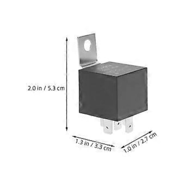 2 kpl Auton rele Auton rele 5-nastainen vaihto 40 ampeerin rele 24 voltin veneen rele