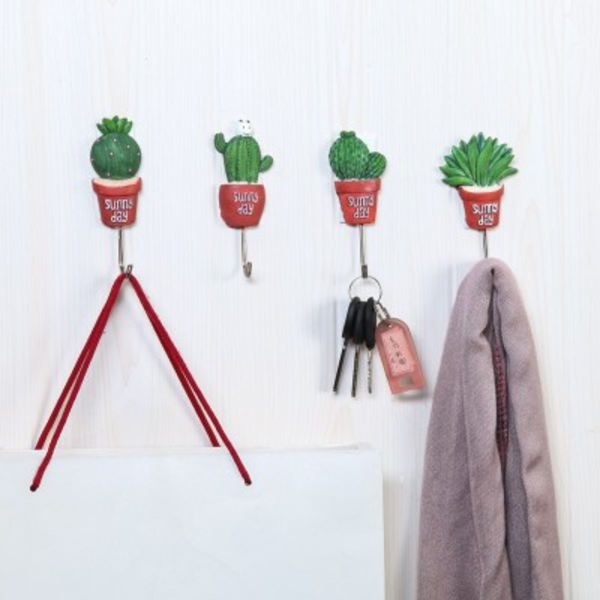 5 blomsterpotte kroge, rustfrit stål kroge