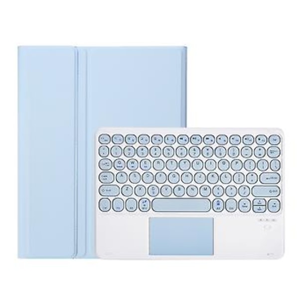 Tangentbord + Läder För Samsung Galaxy Tab A8 10.5 2021 Mörkgrön White
