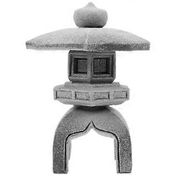 Mini Pagode Statue Miniature Pavillon Mikro Landskabs Ornament Scene Layout Dekoration (14.00X10.50X10.50CM )