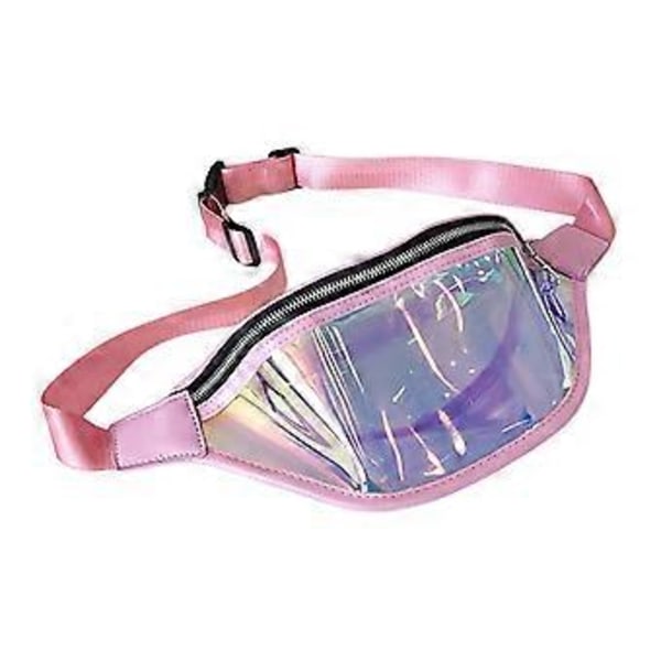 Midjeväska, Bärbar Löparbälte Väskor, Män Kvinnor Plånbok Casual Midjeväska Bröstväska Tote för Bergsklättring Utomhus Simning, Rosa Pink