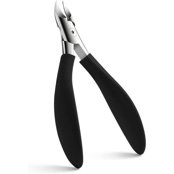 Black Nail Scissors-Professionals-Rough Tip Precision Nail Sciss