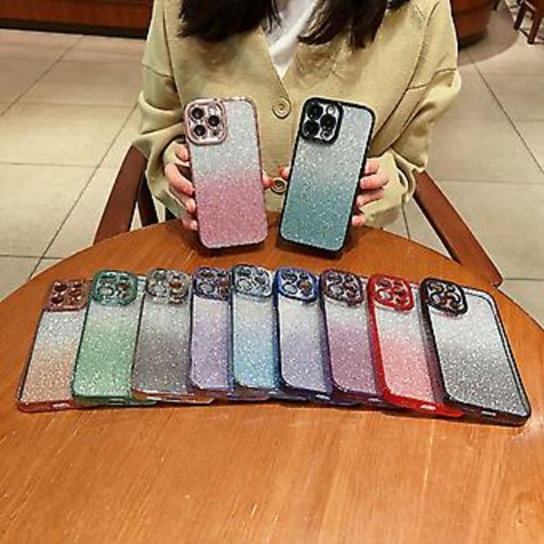 Glitter TPU-skal för iPhone X / XS Blue