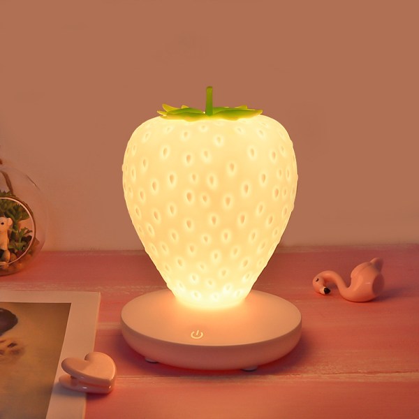 Julklapp Strawberry Sänglampa Färgskiftande lampa, 3 Tou