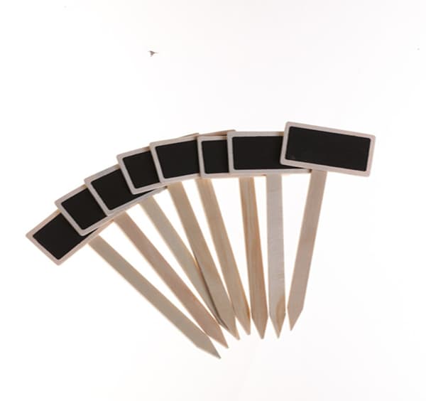 6*15cm, 40 stk., plantelabels, mini trækridttavle plantelabels