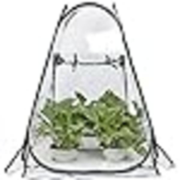 Mini drivhus pop-up - Lille plante vintertelt - Blomsterpotte - M