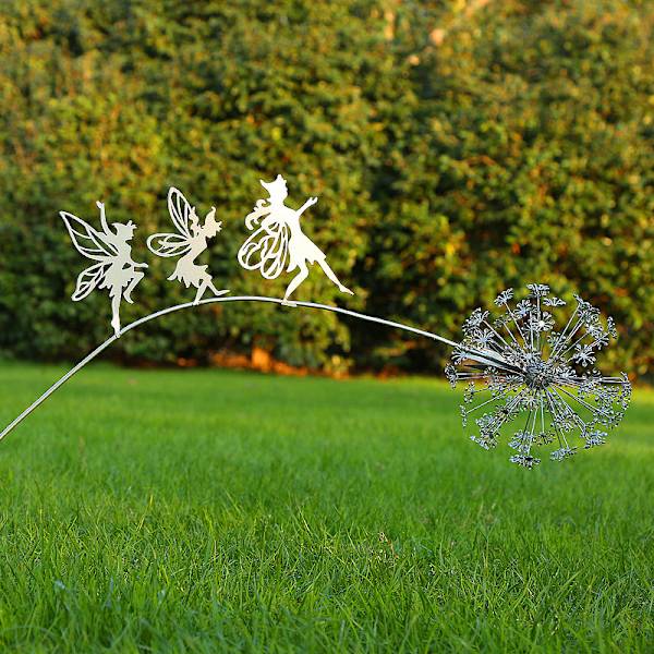 En modell, ny blomsterfe anda och maskros dansar tillsammans, Ro