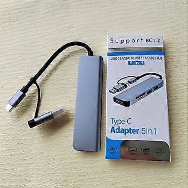 RYRA USB C Hub Type C - HDM-yhteensopiva RJ45 5 6 8 11 portin telakka PD TF SD AUX:lla
