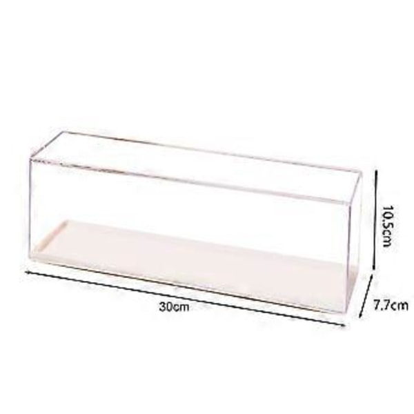 Minifiguurien Vitriini Läpinäkyvä PET-muovinen Esittelykotelo Rakennuspalikka Toimintahahmo Leluille White