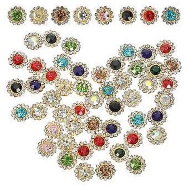 200 stk DIY Håndverk Rhinestones DIY Sløyfe Hodeplagg Dekorasjoner Søm DIY Materialer