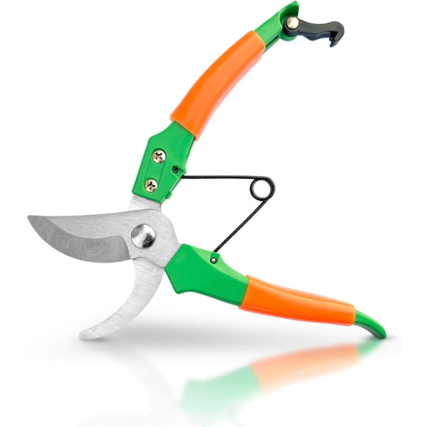 1 stk grønn hagesaks 19 cm rett blad - Ergonomisk