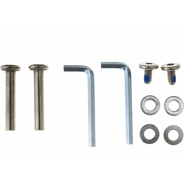 2 Set med 45mm Resväskehjulsersättning Gummi Bagage Reservaxel