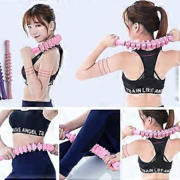 Massasje Fascia Roller, Håndholdt Dypvevsmassasje Stick Verktøy, Cellulittblastere Massasje, Manuell Muskelfrigjørings Roller Stick Massasjeapparat, En Massasjeapparat for