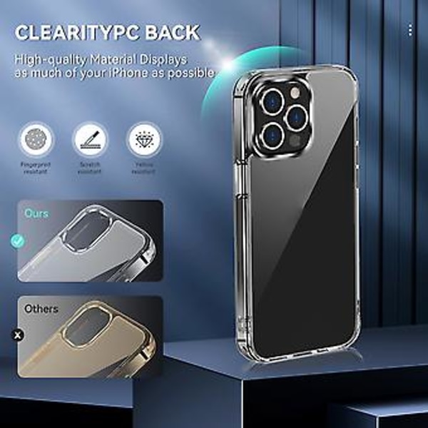 Transparent Telefon Cover til iPhone 14 Pro