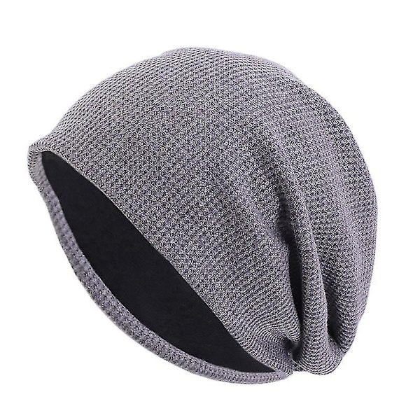 Unisex Vinter Bomulds Casual Ski Slouch Oversized Hue Hat f