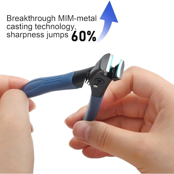 2 st Nail Clippers, Anti-Splash för tånagelklippare, Stainle