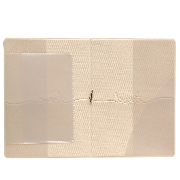 2 stk. Reise Passholder - Flip Case med Elastisk Lukking - P