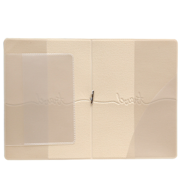 3 stk. Reise Passholder #B - Flip Case med Elastisk Lukking -