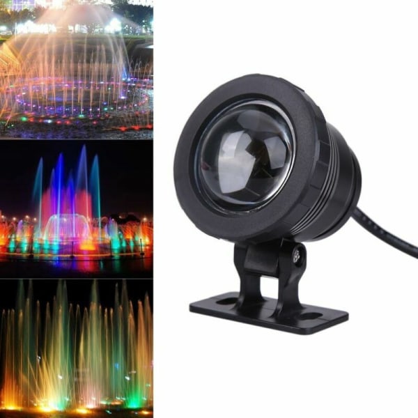 10W Pool Light med fjernbetjening RGBW IP65 85-265V LED Spotligh