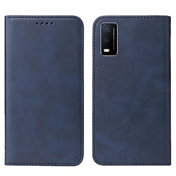 Läderfodral för vivo Y3s 2021 Blue