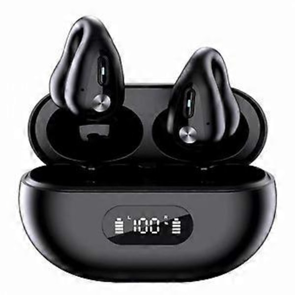 YYK-Q80 ikke-i-øret Bluetooth headset støjreduktion ørekrog bevægelse digitalt display