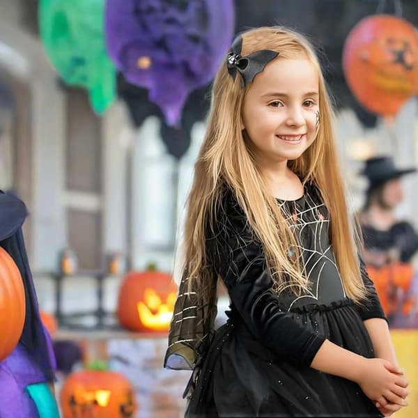 Sett med 2 flaggermushårspenner, morsomme Halloween-flaggermusbåndhårspenner, dekorative tilbehør til kostymefest