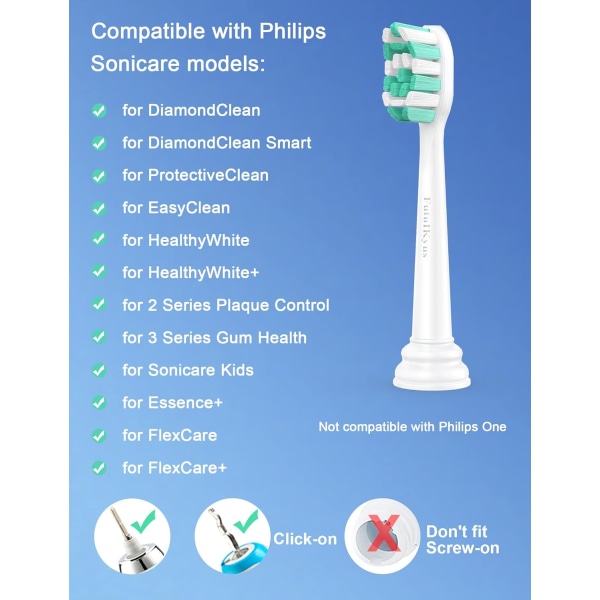 Toothbrush Replacement Heads   Electric Toothbrush Head 2 Series