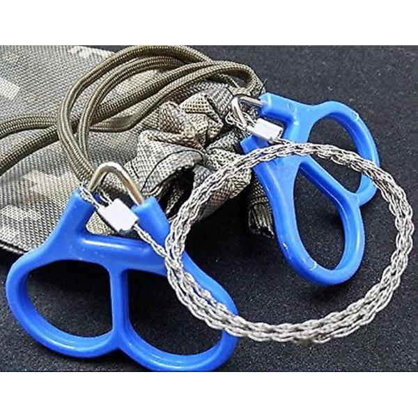 Commando Jigsaw Survival Metal Ring Puunleikkaus Leirintä Metsästys
