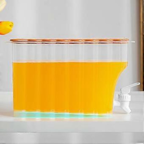 Køleskabe Kolde Drikkevare Dispensere med Hane 3.6L Køleskab Drikkevare Dispensere til Køkken, Fester, Bar, Bryllup Hvid White
