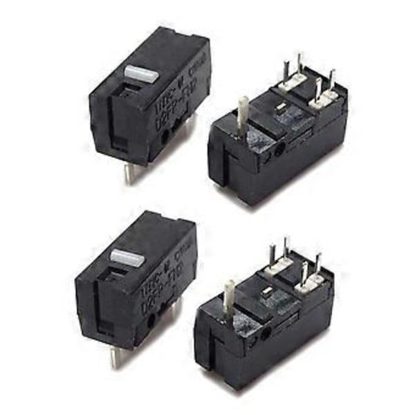 4 st/set D2FP-FN2 Mus Mikrobrytare Optisk Mikrobrytare för ROG III Point 36K, ROG Chakram X Mus