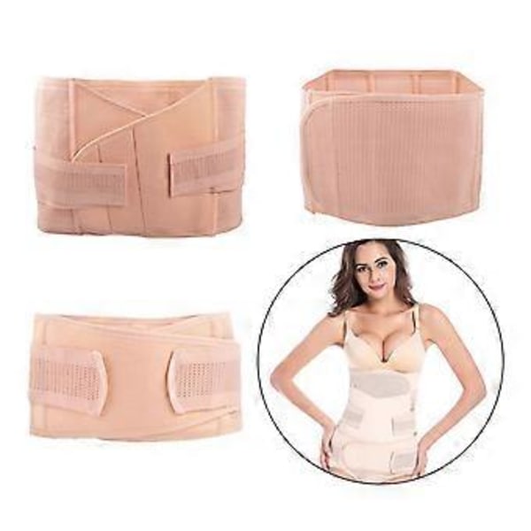 Postpartum Stödbälte Ryggstöd Mageband Shapewear (B L) B L