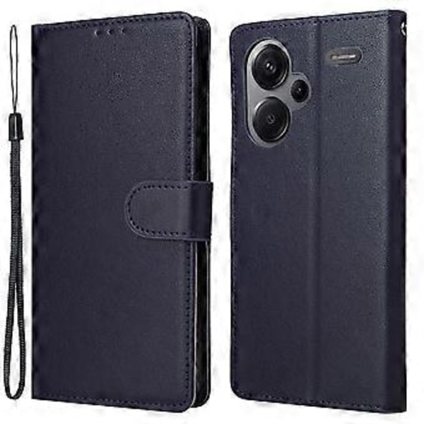 Xiaomi Redmi Note 13 Pro+ 5G -kotelo PU-nahkainen jalustalla ja 3 korttipaikalla Style E