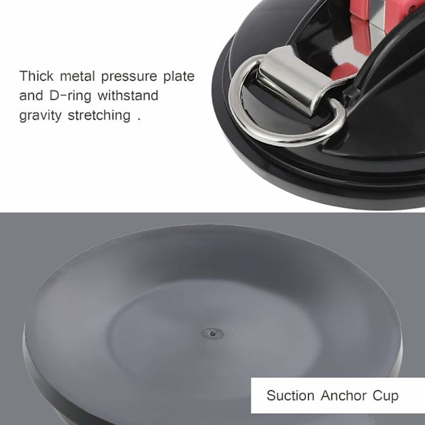 2-pack multifunktionella sugkoppar med 4 S-krokar, kraftig bilspännare, inga repor, multifunktionella sugkoppar för camping, bilfästning, tält, bagage, presenningar
