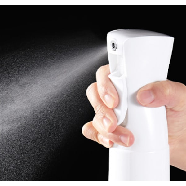 3-pack vita tomma sprayflaskor, plast, högtrycks konstant spray
