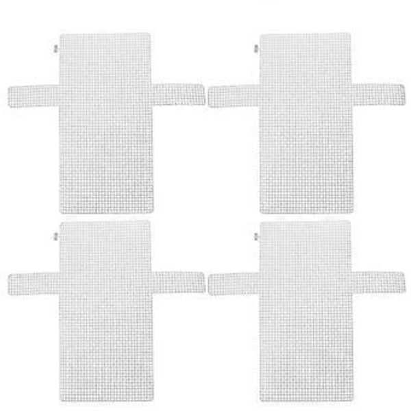 4 stk. DIY Mesh Ark Plast Håndlaget Veske Vevde Ark Plastnett Ark