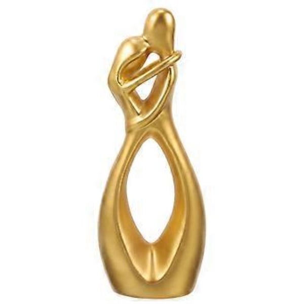 Par Skulptur Harts Hantverk Abstrakt Par Kram Kyss Figurin Dekor Par Staty Dekor