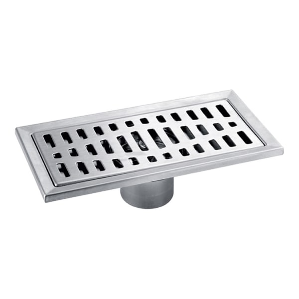 Golvbrunn med Avtagbart Lock, 200 x 100mm Rektangulär Sänka, Sta