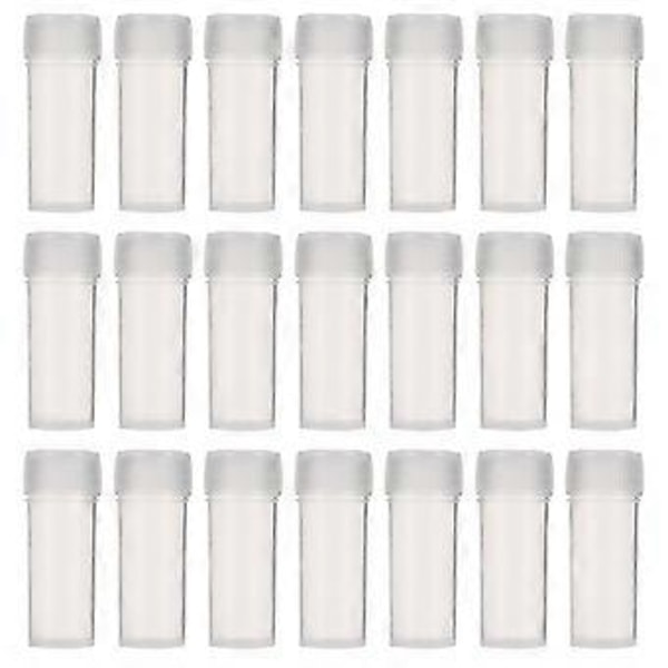 120 st Plastflaskor Läcksäkra Reseflaskor Emulsionsflaskor med Lock 5ML
