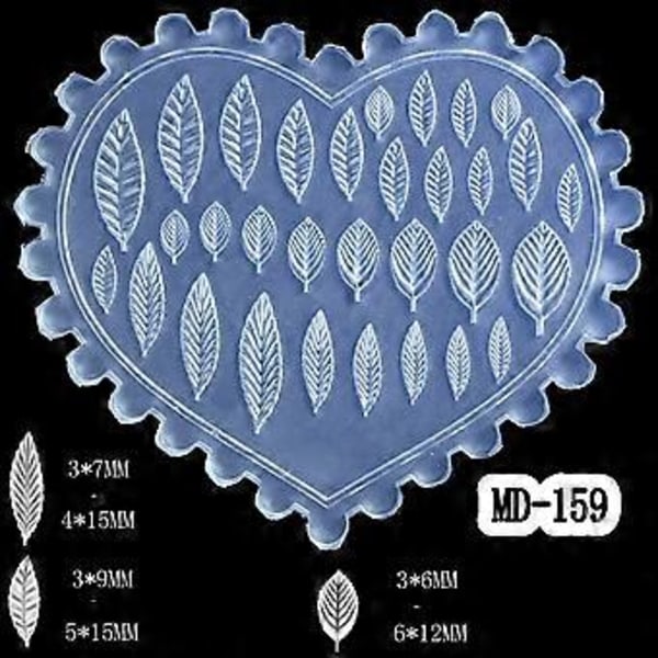 Allsidig silikon negleform for enkel kunstdesign. Robust og fleksibelt tilbehør for alle negleformer og -lengder MD156