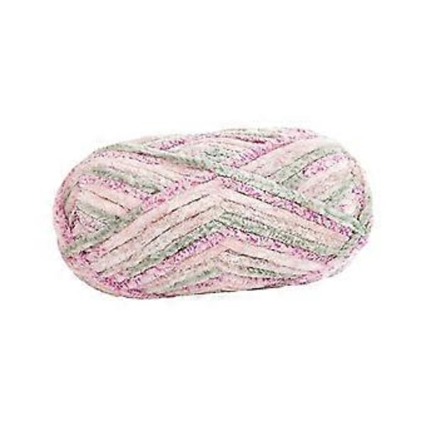 Tykt Garn Håndstrikket Garn Jumbo Rørformet Garn Vekt Garn Supertykt Gigantisk Ullgarn for Hatter Skjerf Teppelaging Genser Håndverk Lys Rosa Light Pink