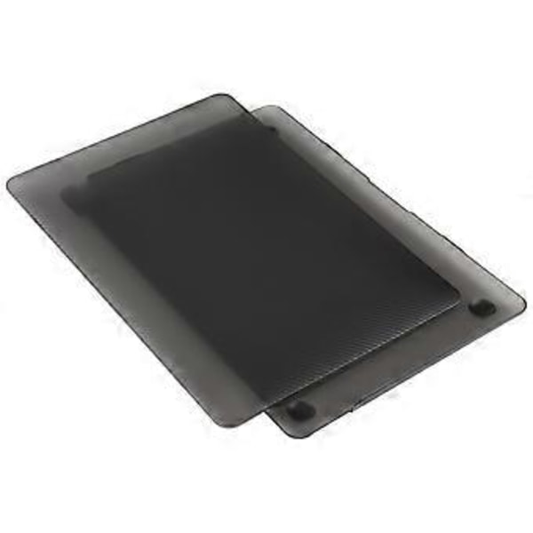 Laptop Kolfiber Plast Skyddsfodral För MacBook Air 13.3 tum A1932 / A2179 / A2337 (Svart)