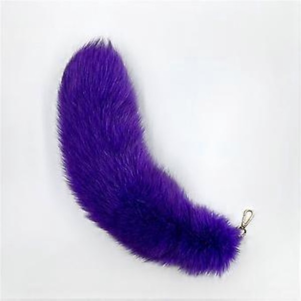 Fashionabel Nyckelring Hänge Färgglad Väska Accessoar Djursvansform Väskberlock Modern Nyckelberlock Väskdekoration för Nyckel  Himmelsblå Sky Blue