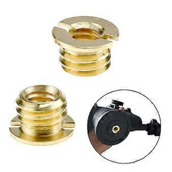 5 stk. Universal Kamera Adapter Skrue 1/4 til 3/8 Tomme Konverteringsmøtrik Tripod Monopod Kuglehoved Monterings Tilbehør