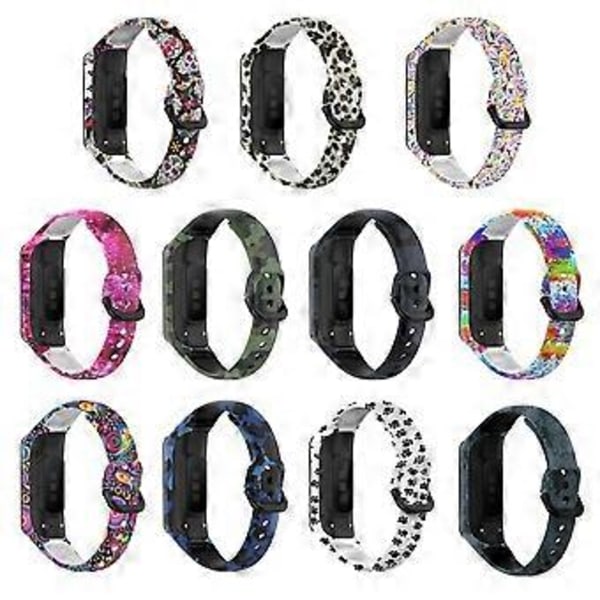 Lämplig för Samsung Galaxy Fit2 Armband SM-R220 Tryckt Mönster Ersättningsrem